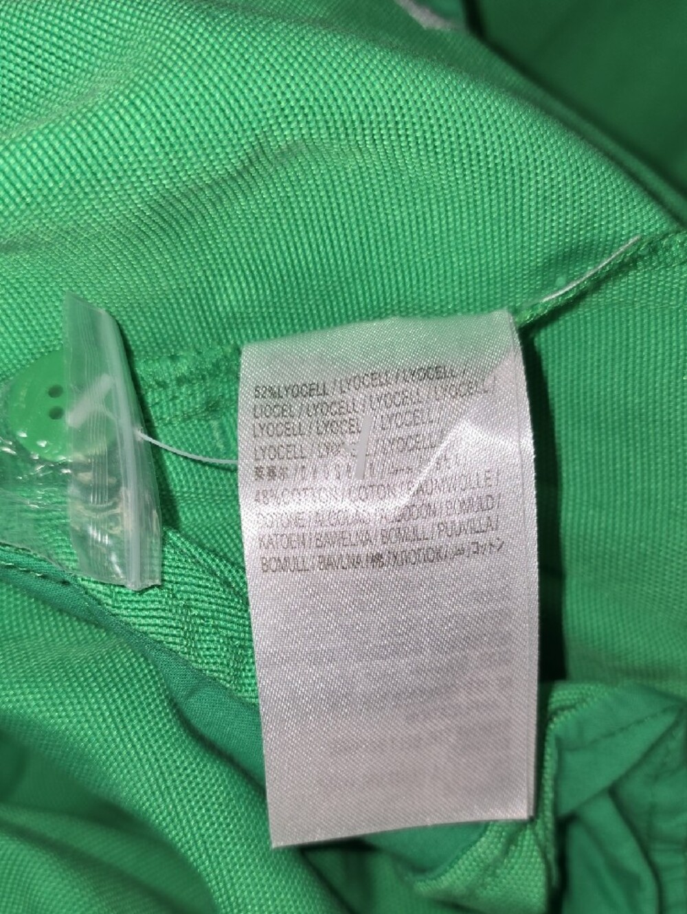 Farm Rio Cotton-blend Wide-leg Pants Green - Picture 9 of 14